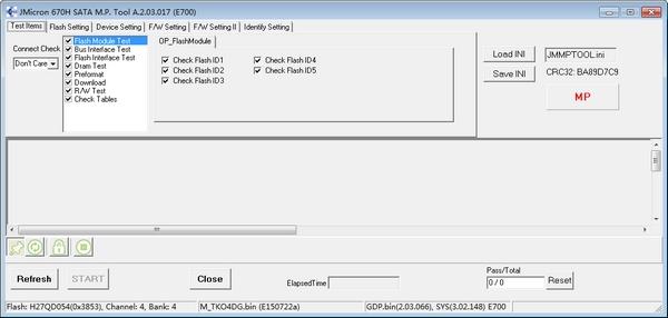 JMicron670HSATAMPTool,磁盘.