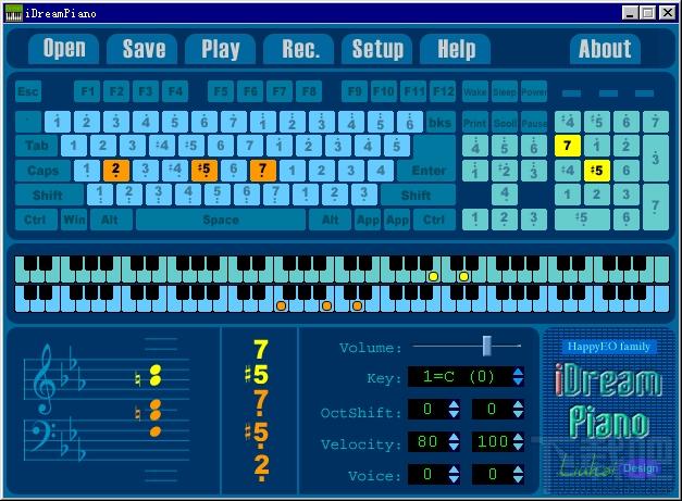 iDreamPiano,iDreamPiano下载,钢琴模拟软件,模拟钢琴软件