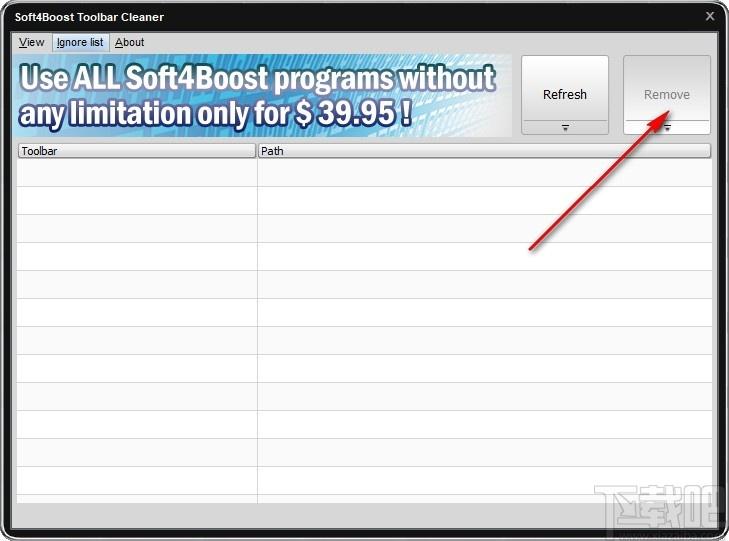 Soft4Boost Toolbar Cleaner下载,浏览器工具栏清理,卸载软件