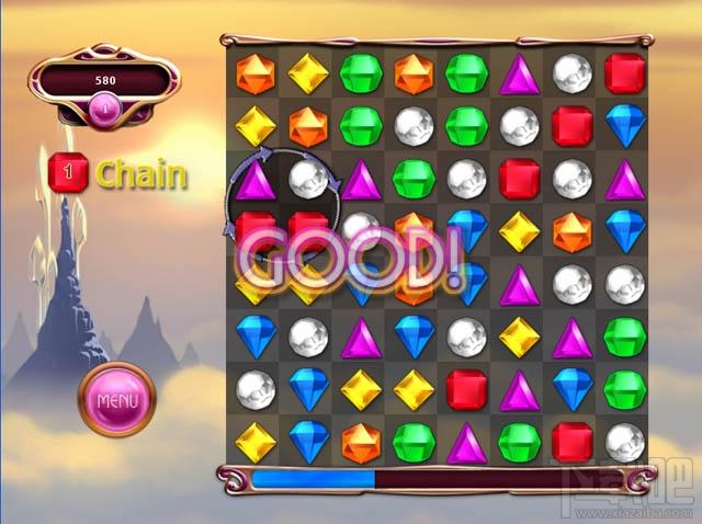 Bejeweled Hurricane,宝石清除