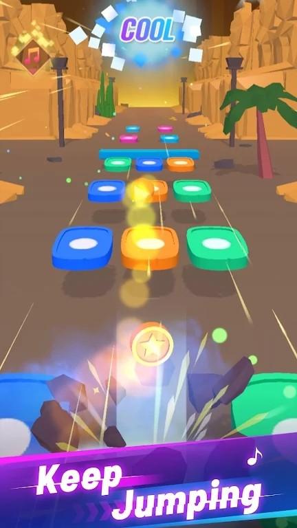 彩色球跳音乐游戏(musicballcolor)下载,彩色球跳,跳跃游戏,闯关游戏