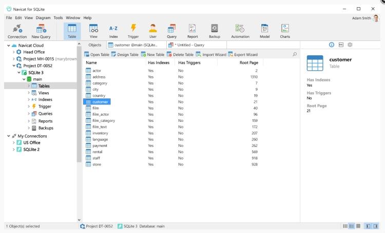 NavicatforSQLite,数据库.