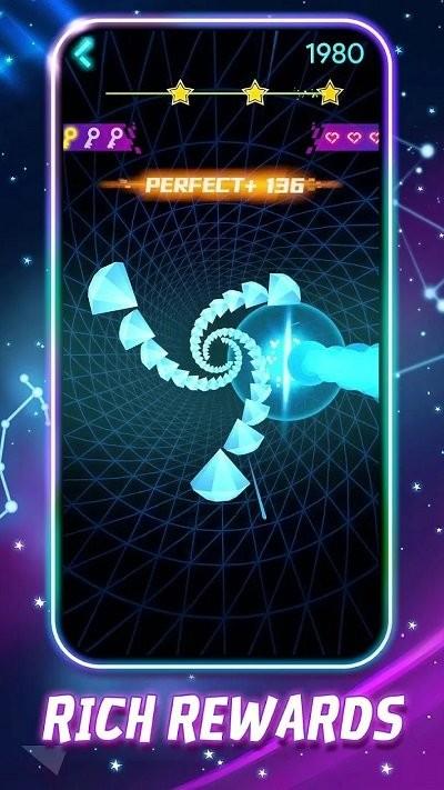 梦幻圆圈冲刺手机版下载,梦幻圆圈冲刺,音乐游戏,闯关游戏