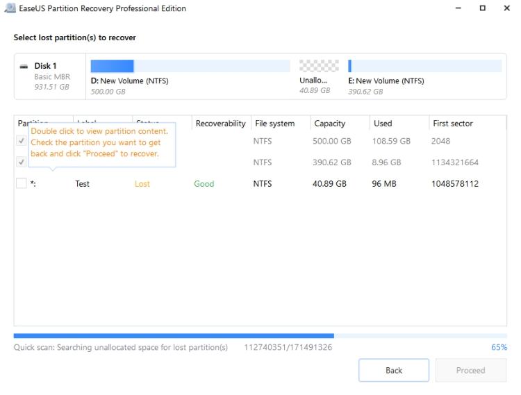 EaseUSPartitionRecovery,磁盘.